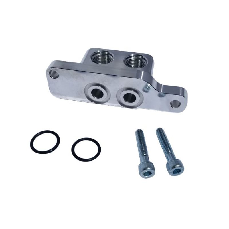 Oil Filter Adapter GM LS 90-Degree