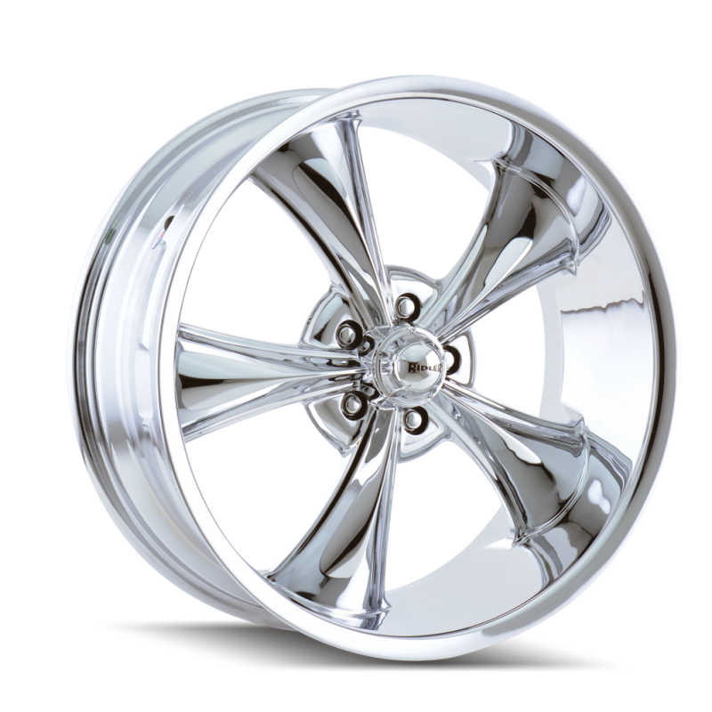 Ridler 695 22x9 / 5x127 BP / 0mm Offset / 83.82mm Hub Chrome Wheel