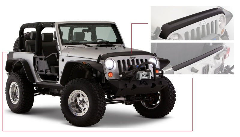 97-15 Jeep Trail Armor Hood & TailGate Set