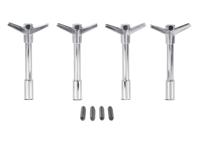 Valve Cove Bolt Kit 4pk Chrome w/Ford Logo
