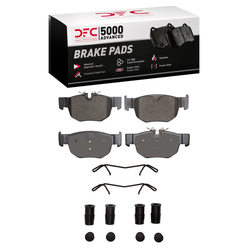 DFC 19-26 Jaguar F-Pace Rear 5000 Advanced Low Metallic Brake Pads and Hardware Kit