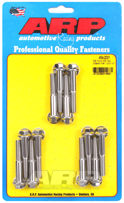 SBF S/S Intake Bolt Kit 6pt.