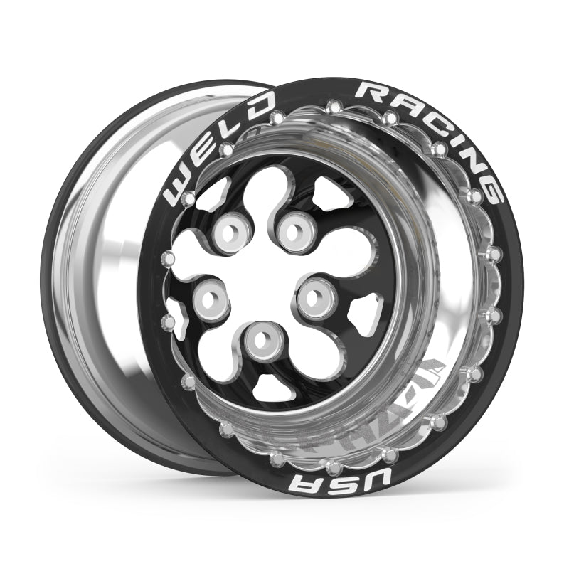 15x12 Blk Alpha-1 Wheel 5x4.750BP 3in BS Blk DBL
