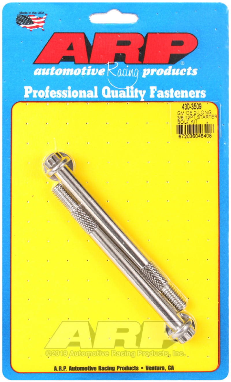 S/S Starter 12pt Bolt Kit 3/8-16 x 4.660 UHL