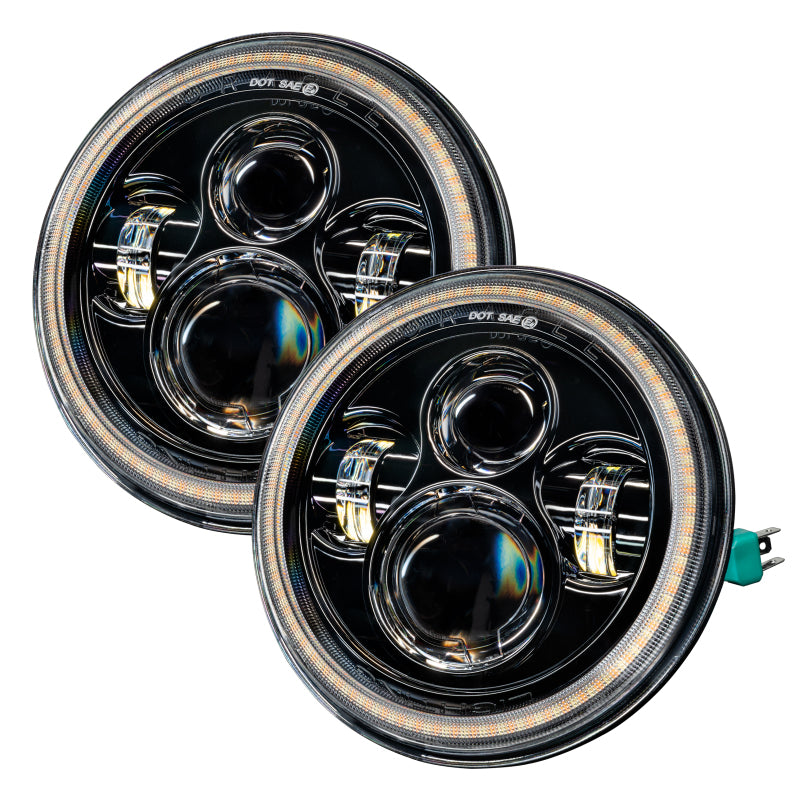 07-18 Jeep JK LED Headli ghts w/Halo