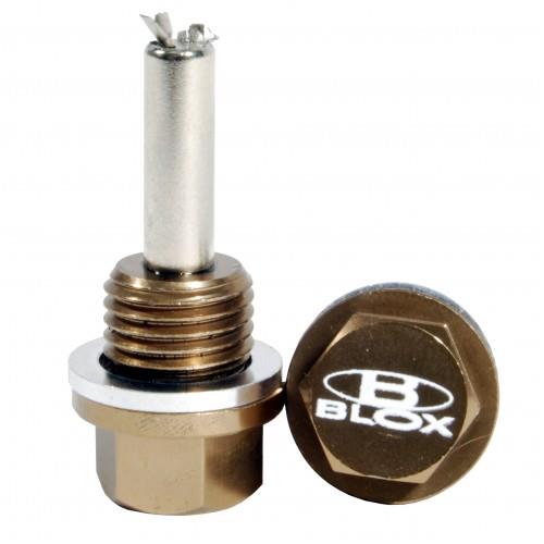BLOX Racing Magnetic Drain Plug -  Manual Transmission / 14x1.5mm (Fits Honda Mitsubishi Ford GM)
