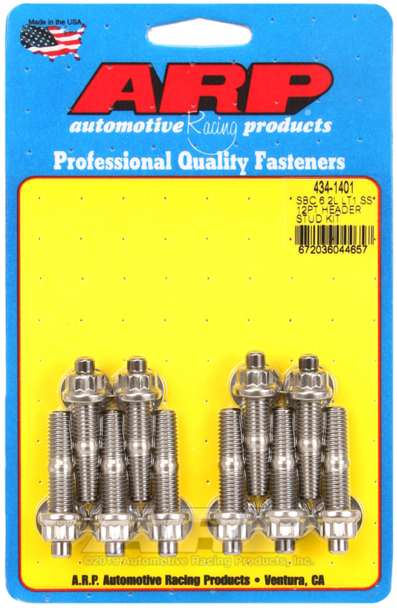 Header Bolt Kit - GM LT1 6.2L 12pt S/S