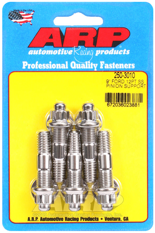 Ford 9in S/S Pinion Support Stud Kit 12pt.