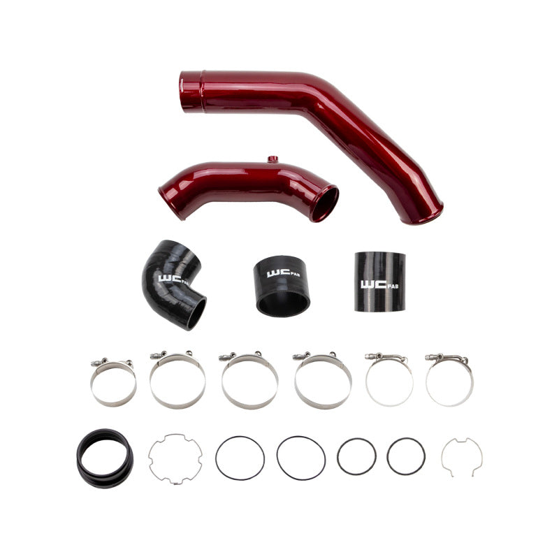Wehrli 17-25 Ford 6.7L Powerstroke 6.7L High Flow Intercooler Pipe Kit - Candy Teal