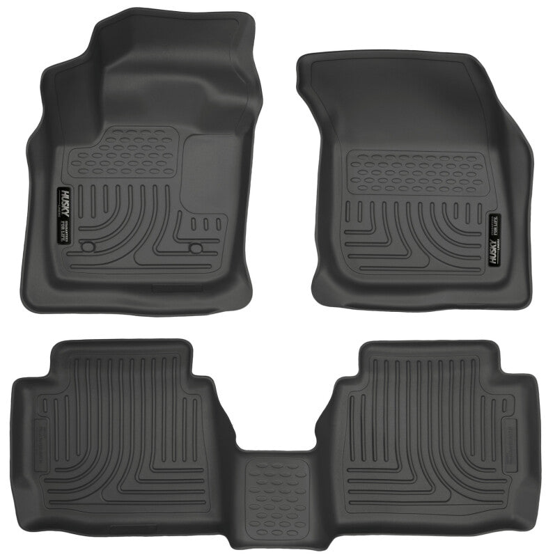 13-  Ford Fusion Front/ 2nd Floor Liners Black