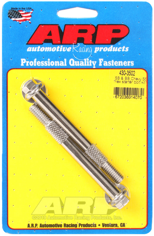 S/S Starter Bolt Kit 6pt.