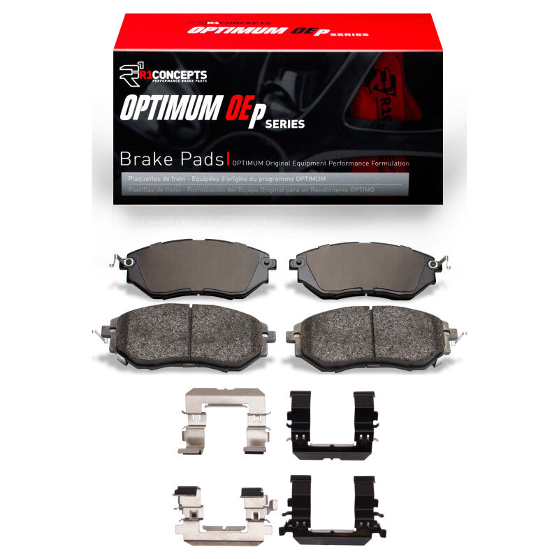 R1 2005-2021 Subaru Tribeca Front R1 Optimum OE Pads & Hardware Kit
