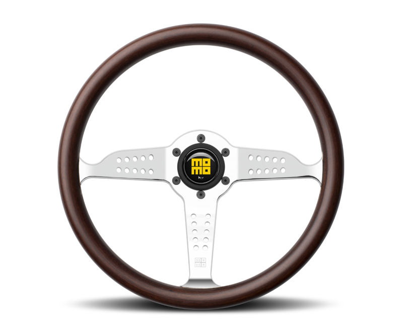 Super Grand Prix Steerin g Wheel Wood/Pol. Silver