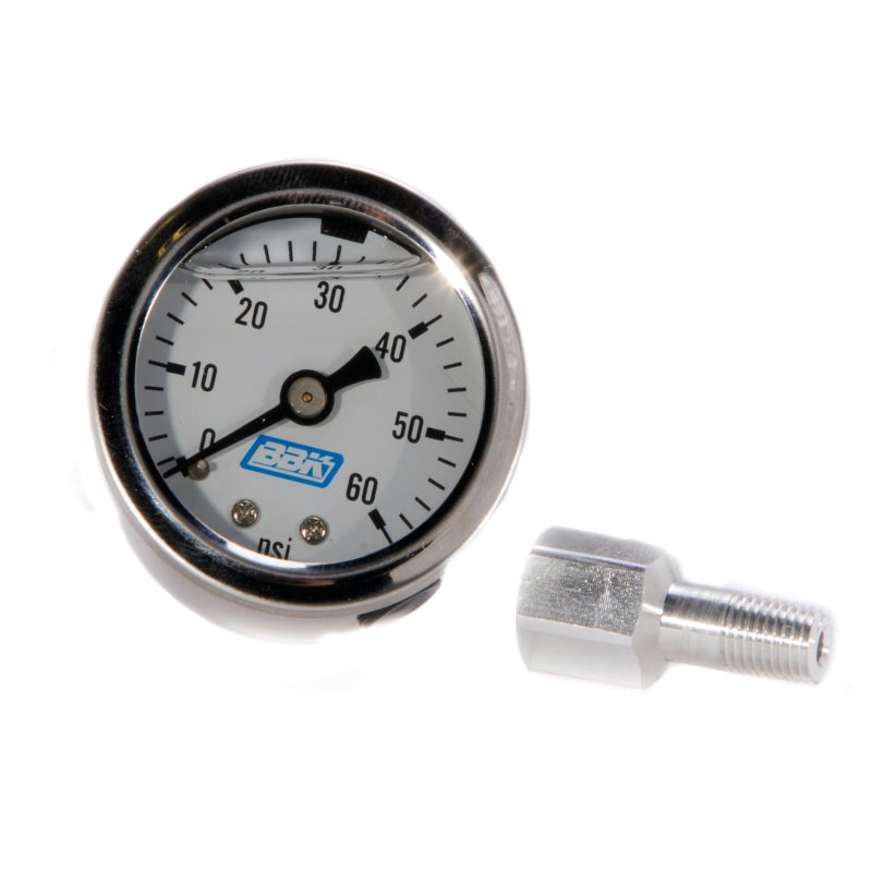 Fuel Pressure Gauge - 0-60psi - Liquid Filled