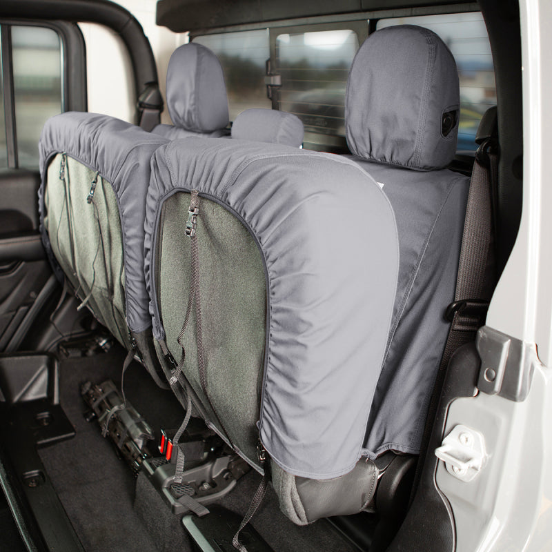 Covercraft 18-23 Ford Expedition Carhartt SeatSaver Custom Front Row Seat Covers - Gravel