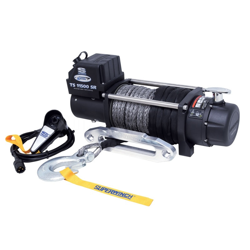 Tiger Shark 11500SR Winc h 11500lb Synthetic Rope