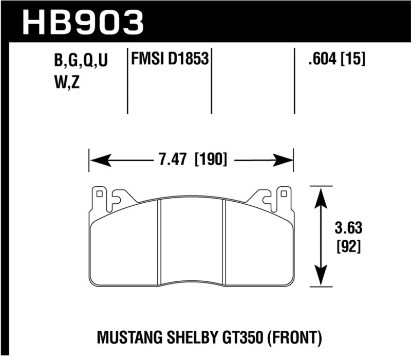 Brake Pad Street HP+