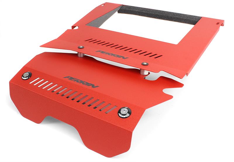 PERRIN 15-21 Subaru WRX Engine Cover Kit (Intercooler & Pulley Covers Incl.) - Red