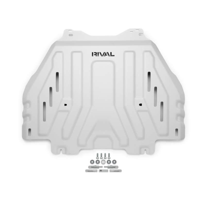 Rival 25-26 Toyota 4Runner 6th Gen Gas Engine Aluminum Transmission Catalytic Converter Skid Plate
