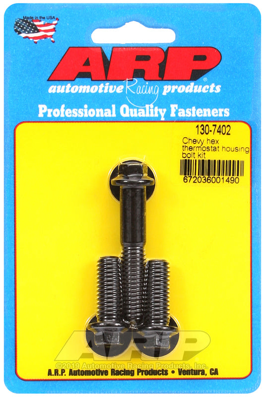 Chevy Thermostat Housing Bolt Kit - 6pt.