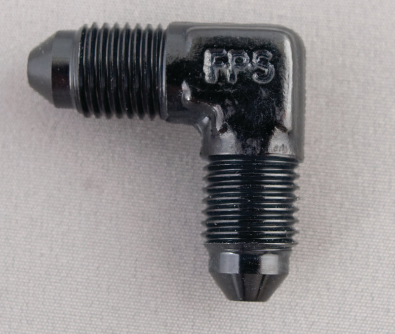 #8 90 Deg Union Fitting Black