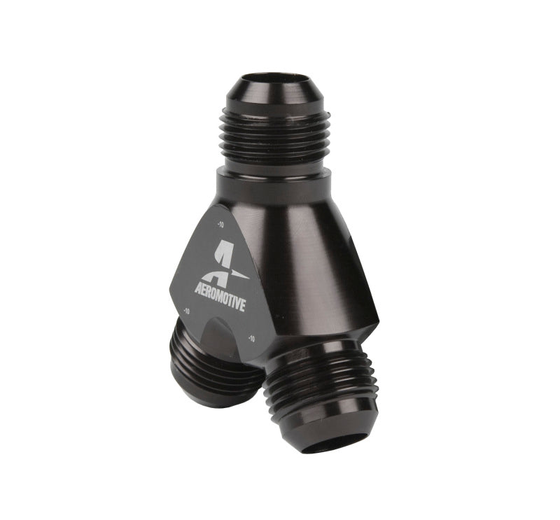 Y-Block Fitting - 10an to 2 x -10an