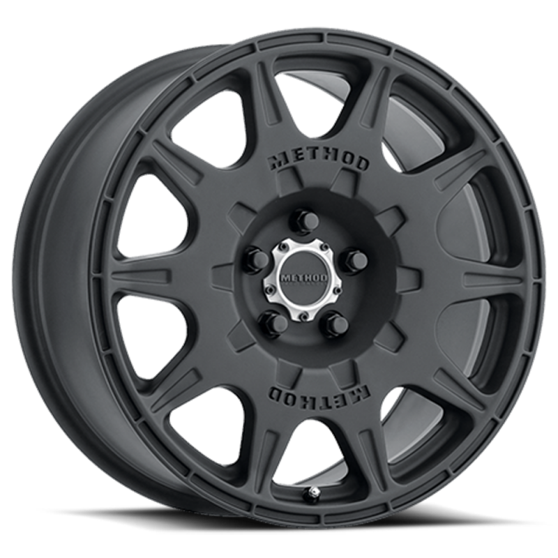 Method MR502 RALLY 17x8 +38mm Offset 5x108 63.4mm CB Matte Black Wheel