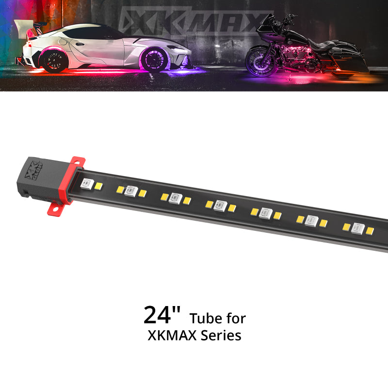 XK Glow XKmax 24in RGBW Addressable LED Light Tube