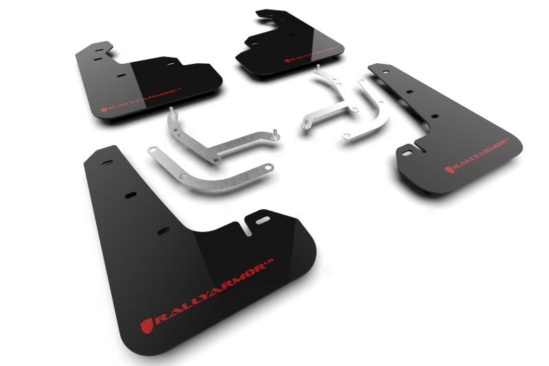 Rally Armor 24-26 Subaru Impreza Black UR Mud Flap w/ Red Logo
