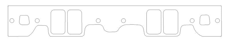Intake Gasket Set - SBC w/Brodix Track 1 Heads