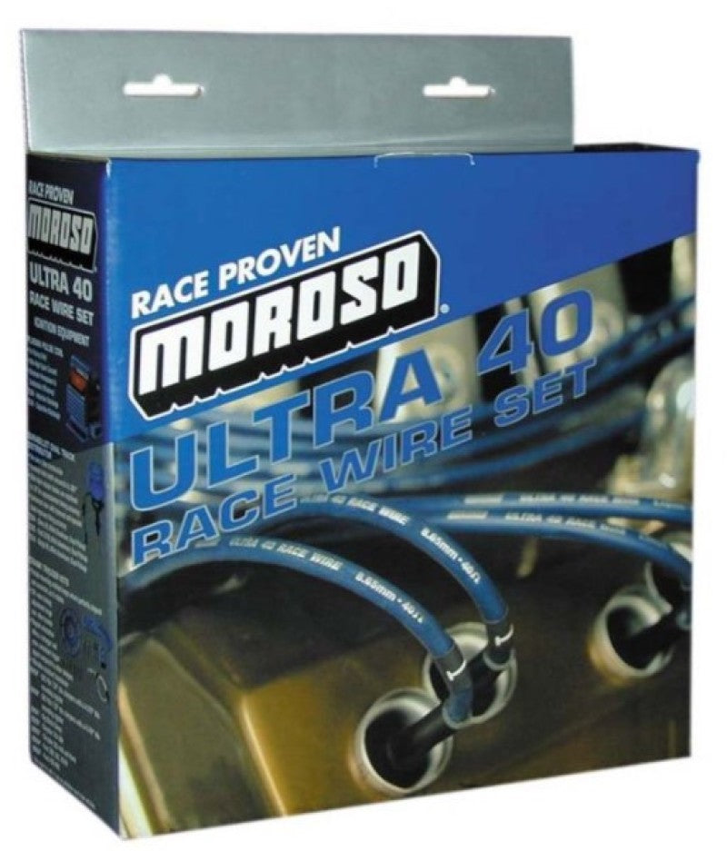 Ultra 40 Plug Wire Set SBF 302  Un-Sleeved Blk