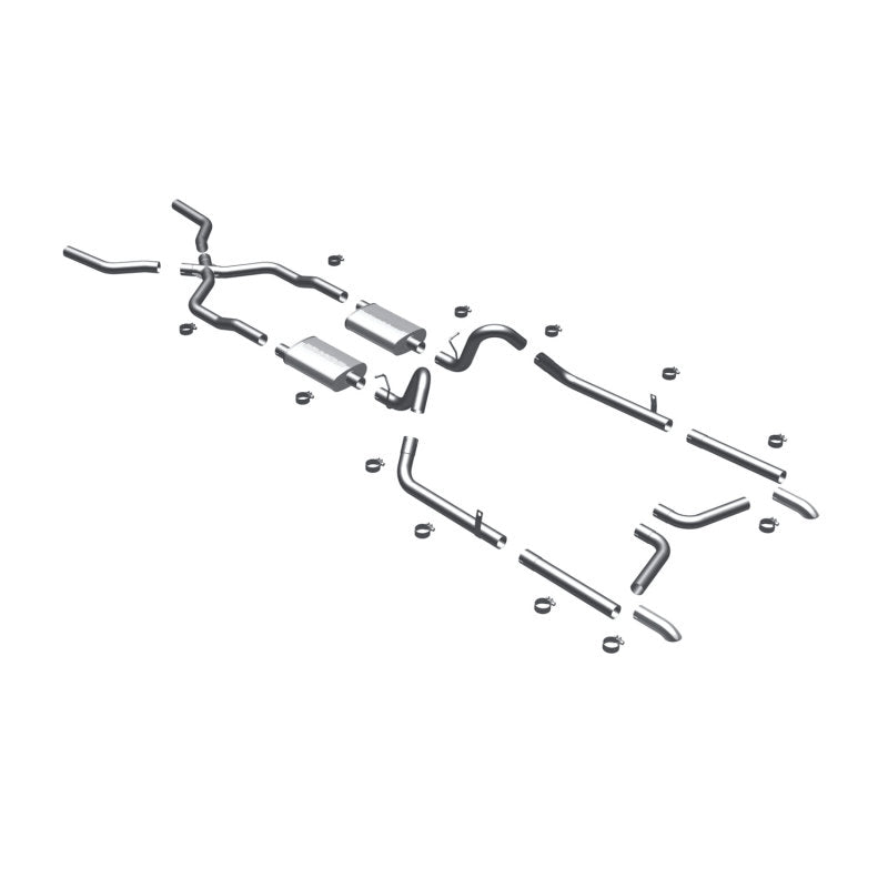 55-57 Chevy Bel Air Crossmember Back Exhaust