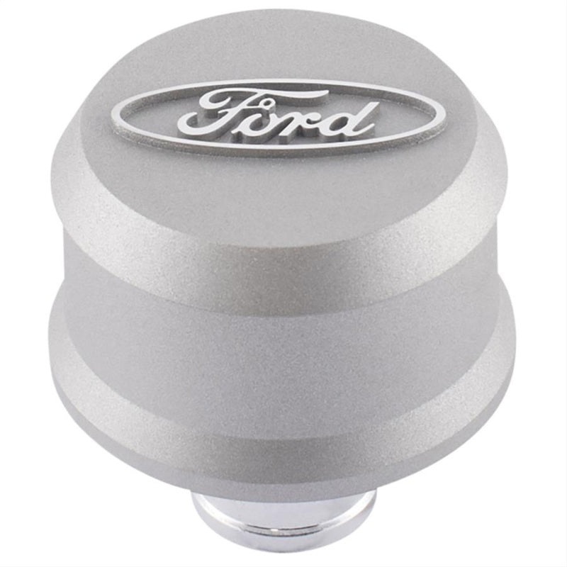 Valve Cover Breather w/ Slant Edge - Alm Gray