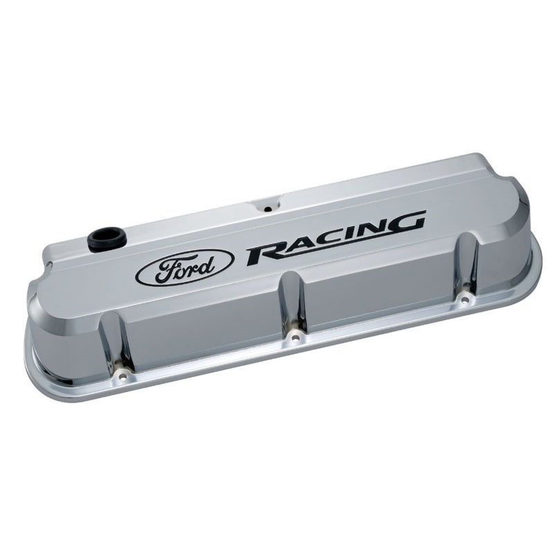 Slant Edge Valve Cover Set w/Ford Racing Logo