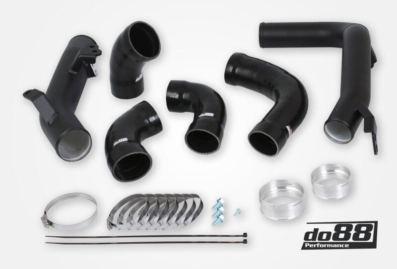 do88 Volvo S60 V60 XC60 V90 S90 XC90 SPA Pressure Pipes T8 Petrol do88 Intercooler Black Hoses