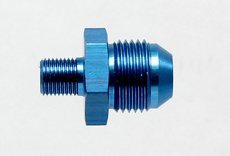 Inline Fuel Pump Fitting M10 x 1 to 8 AN Male