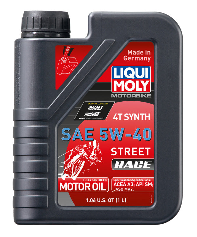 LIQUI MOLY 1L Motorbike 4T Synth 5W40 Street Race