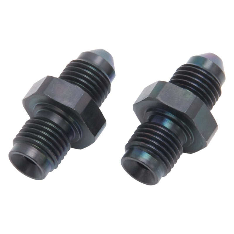 3AN To 3/8-24 Brake Male Fitting Black