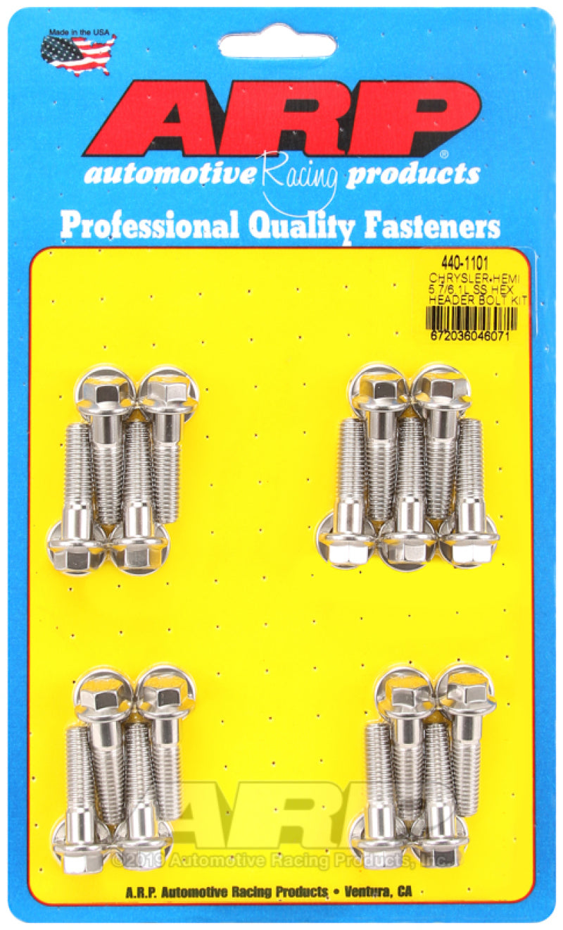 Header Bolt Kit 6pt Mopar 5.7/6.1L Hemi