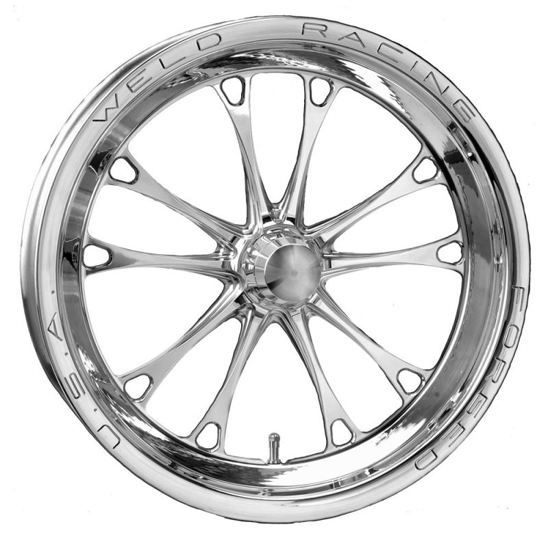 V-Series Frt Drag Wheel Pol 15x3.5 Strange Mount
