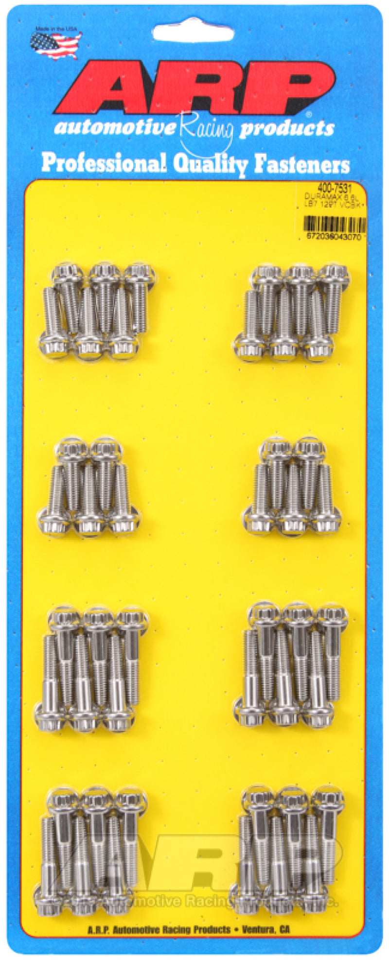 Valve Cover Bolt Kit 12pt GM Duramax 6.6L