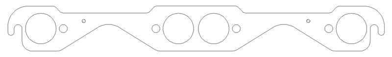 MLS Exhaust Gasket - SBC 1.500 Round Port