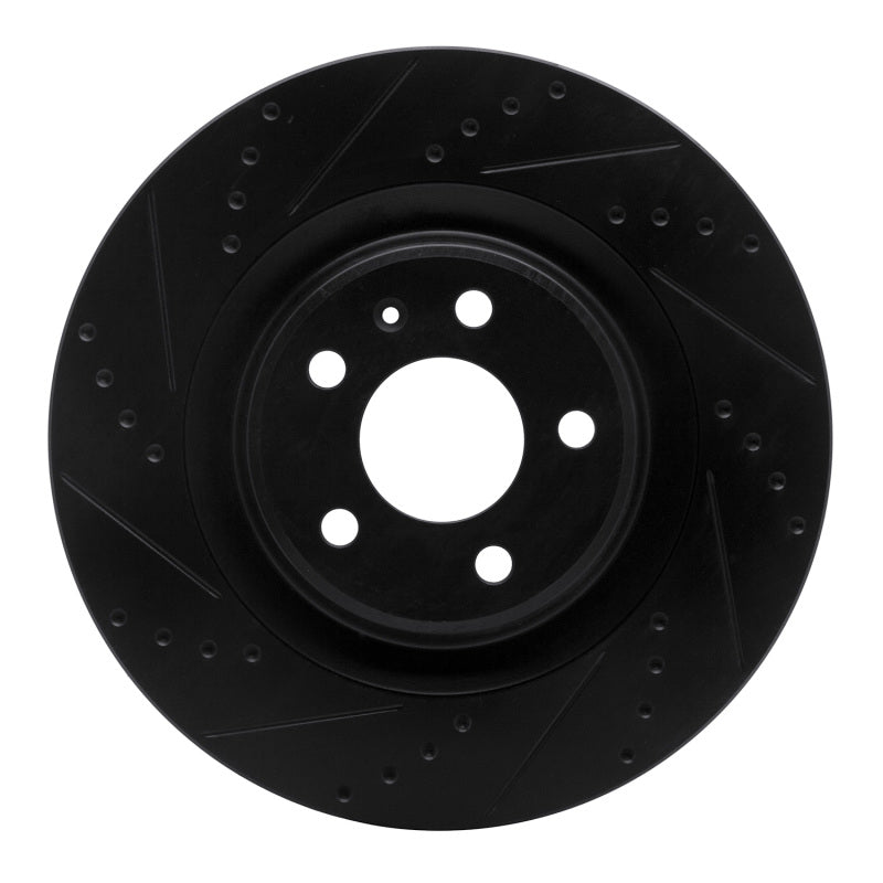 DFC 08-25 Audi A6 ALLROAD Rear Left Drilled & Slotted Black Brake Rotor
