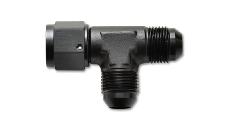 Tee Fitting -4  with Female -4AN Swivel