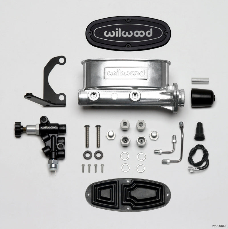 Alum Tandem M/C Kit w/ Brkt & Prop Valve 1in