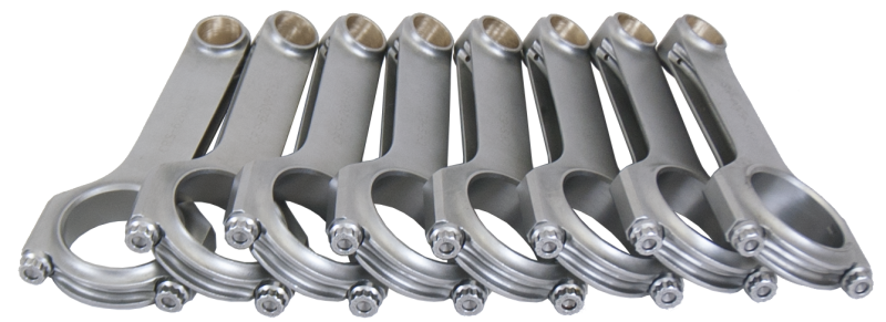 SBC 4340 Forged H-Beam Rods 6.200 w/L19 Bolts