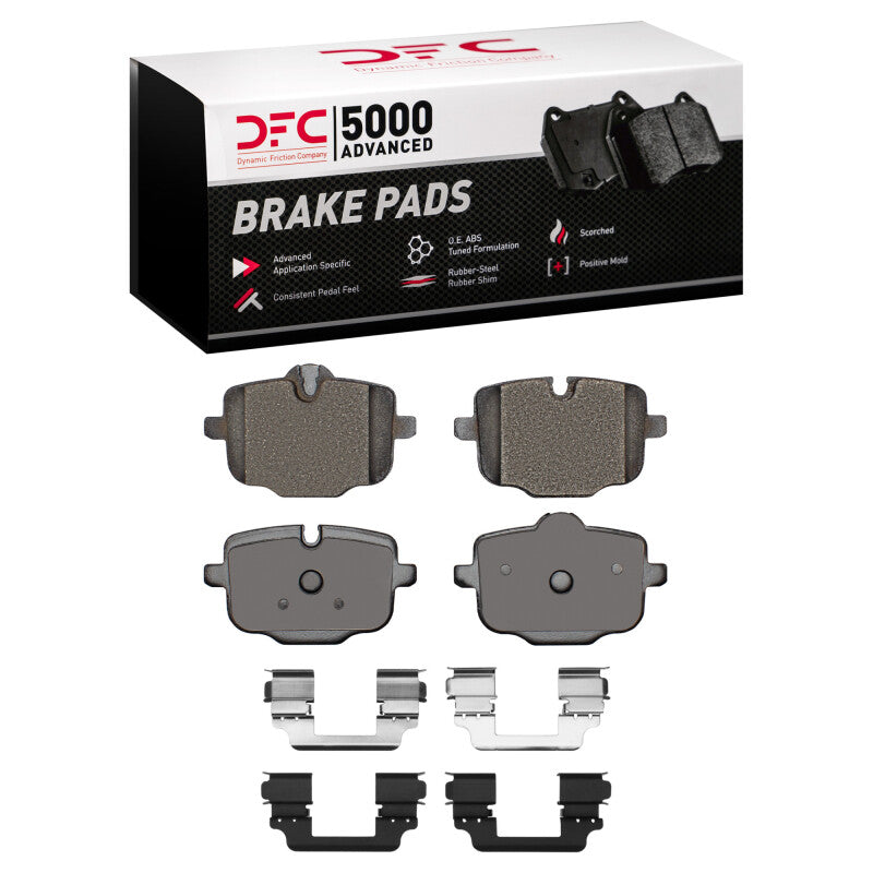 DFC 20-25 BMW X3 Rear 5000 Advanced Low Metallic Brake Pads and Hardware Kit