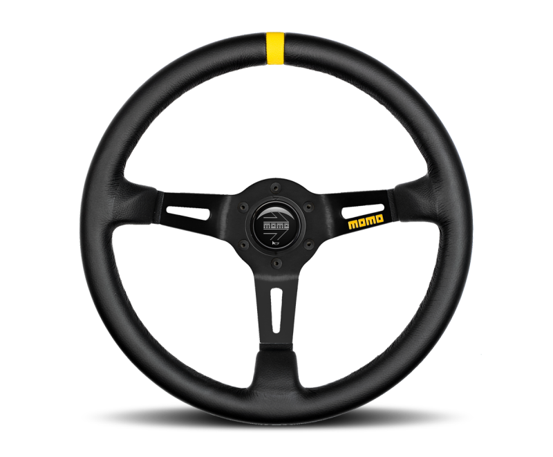 MOD 08 Steering Wheel Black Leather