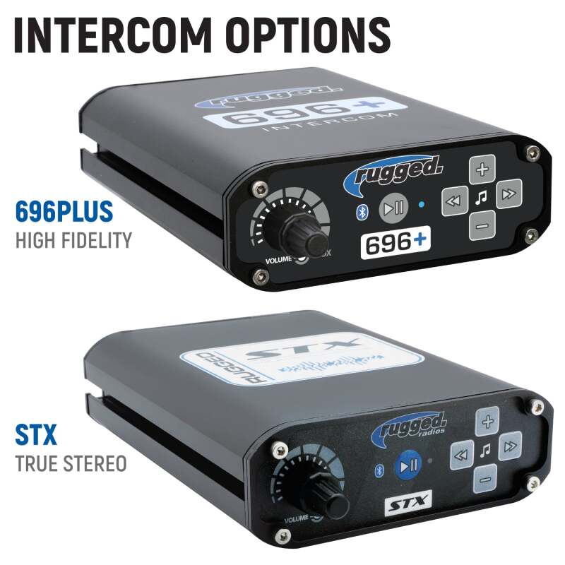 Rugged Radios Polaris Gen Complete Comm Kit w/ BT Inter and 2-Way Radio 696 PLUS / M1 VHF Bus Band