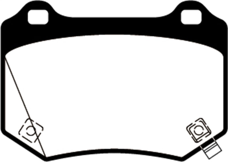 Brake Pads Yellowstuff WRX Rear 18-21